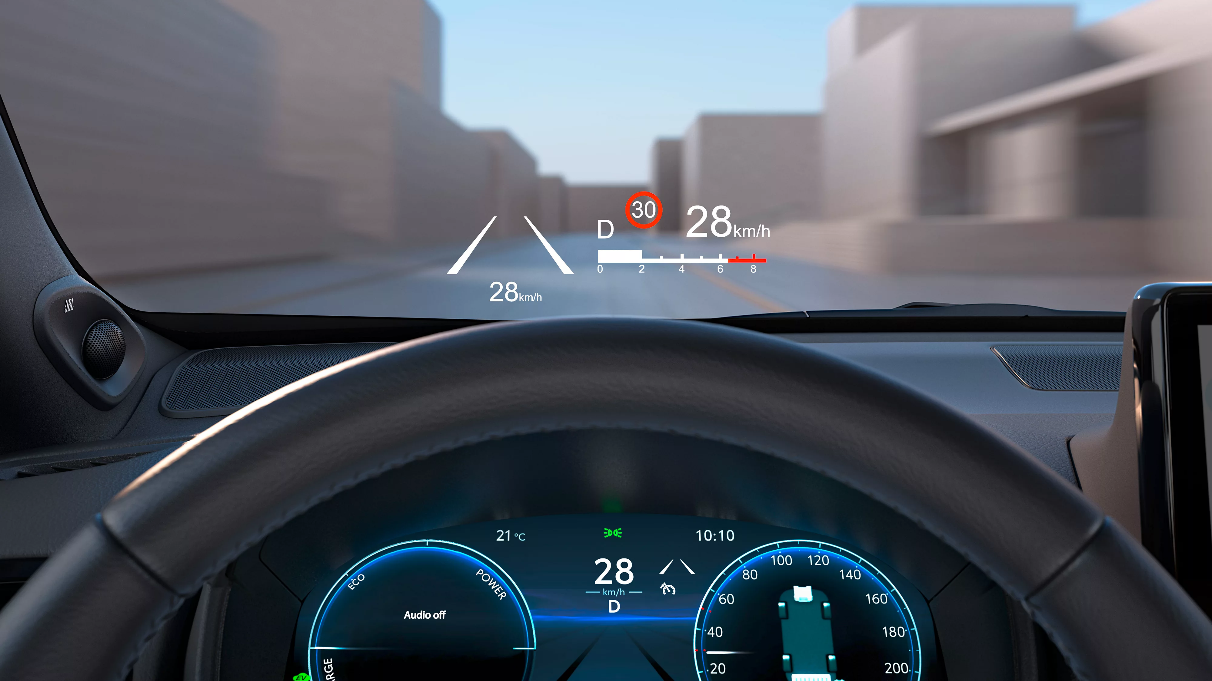 Head-Up Display del Toyota Yaris Cross Business